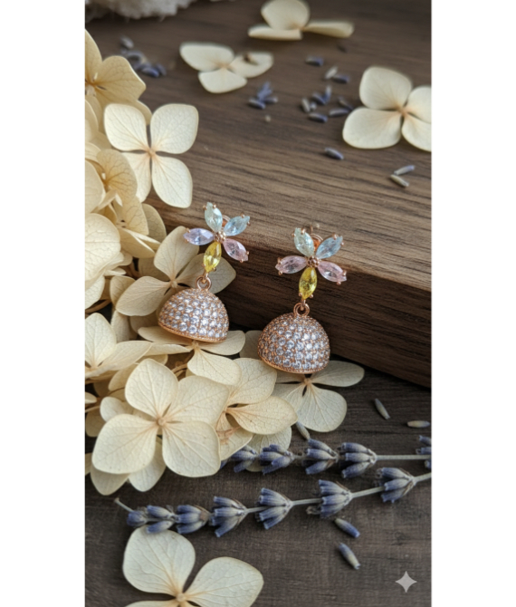 Blossom & Bell Pastel Drop Earrings ( antitarnish) hover