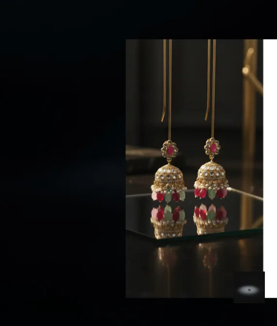 The Royal Pastel Jhumka