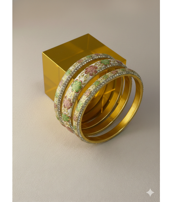 Vritika Floral Meenakari Bangles 2.6