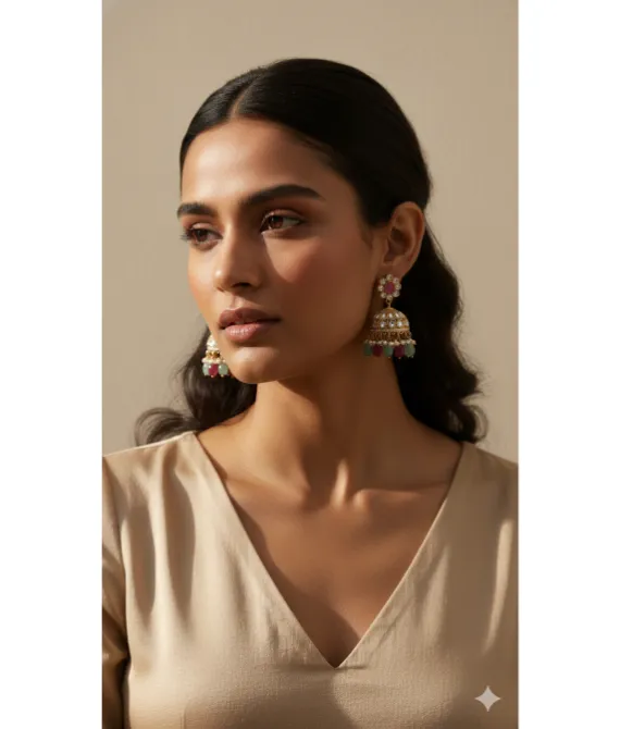 The Royal Pastel Jhumka
